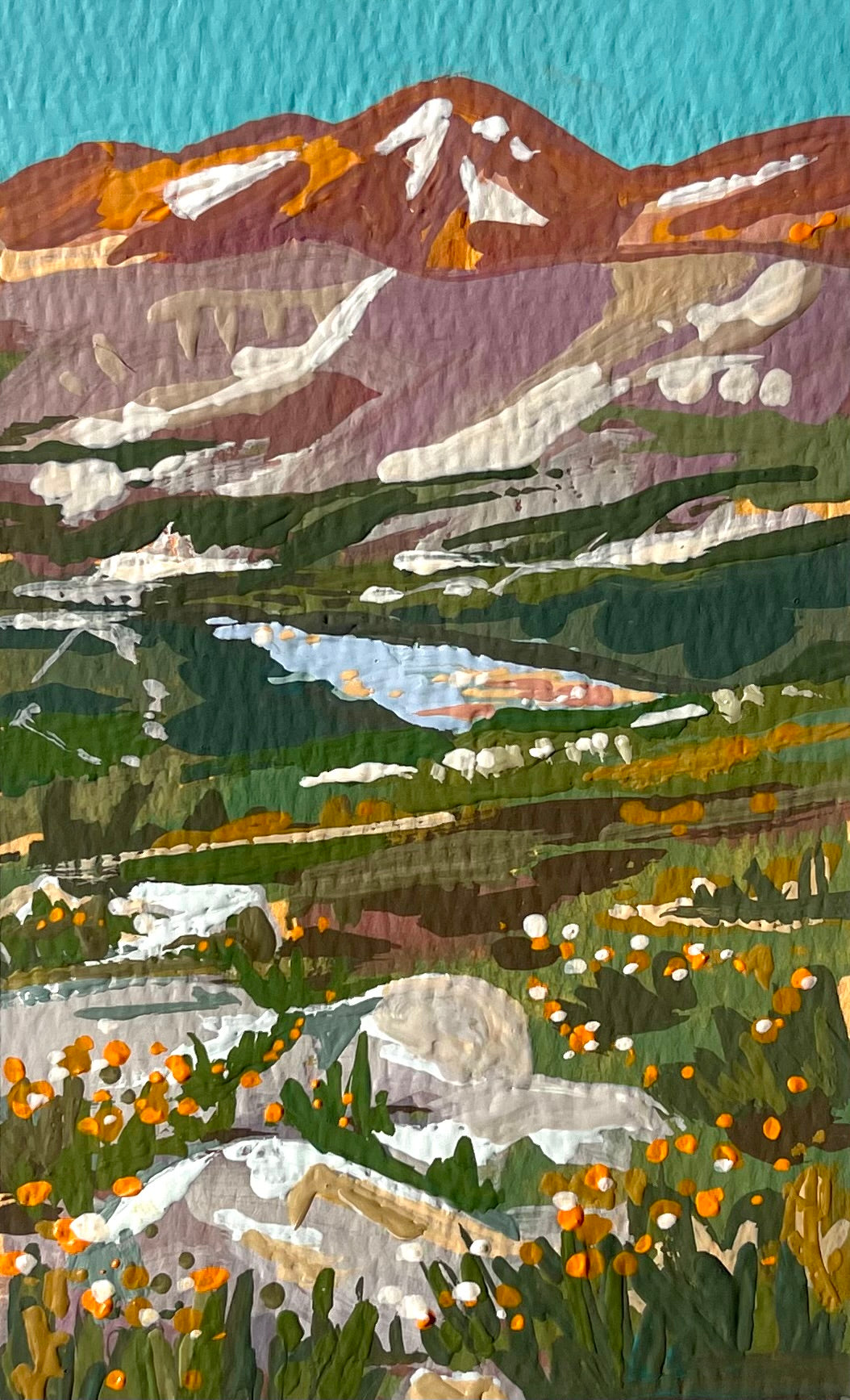 "Habitat" - Original (Gouache)