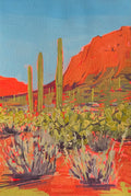 "Edge of Tucson" - Original (Gouache)