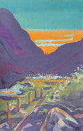 "Blue Meander" - Original (Gouache)