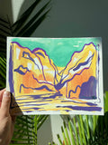 "Desert-Bound" - Original (Gouache)