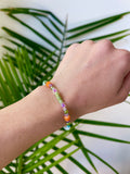 "Endless" Wearable Landscape - Semi-Precious Gemstone Bracelet
